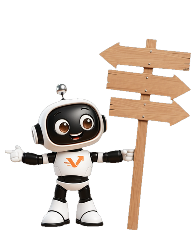 Der vaiacon-Roboter zum Thema Veränderung begleiten